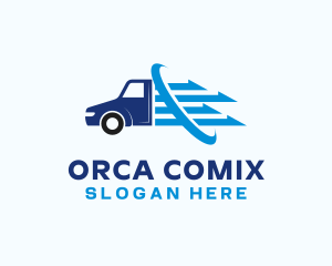 Cargo - Transport Truck Vehicle logo design