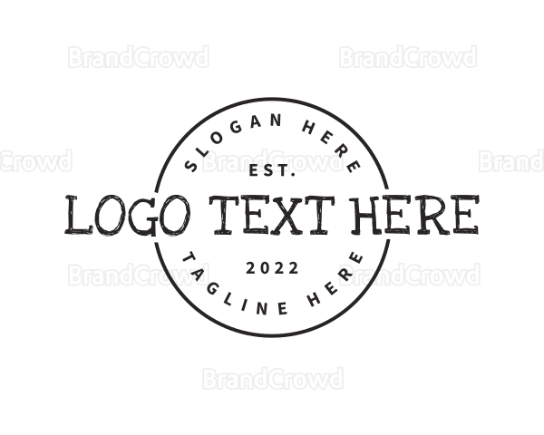 Generic Handwritten Badge Logo