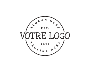 Generic Handwritten Badge Logo