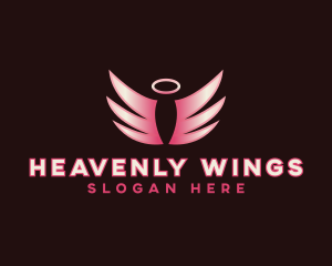 Angelic Wellness Wings logo design
