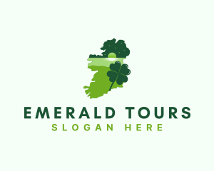 Ireland - Ireland Shamrock Tourism logo design