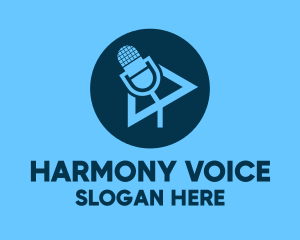 Sing - Podcast Streaming Application logo design