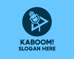 Podcast Streaming Application logo design
