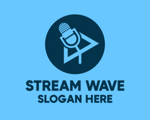 Streaming - Podcast Streaming Application logo design