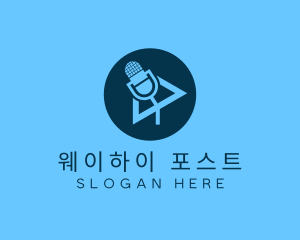 Podcast Streaming Application logo design