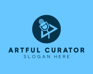 Podcast Streaming Application logo design