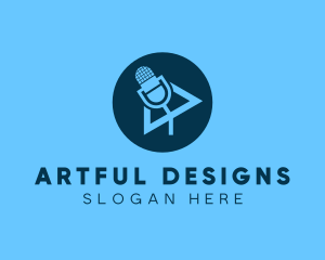 Podcast Streaming Application logo design