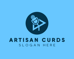 Podcast Streaming Application logo design