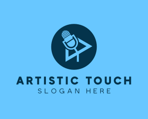 Podcast Streaming Application logo design