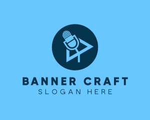 Podcast Streaming Application logo design