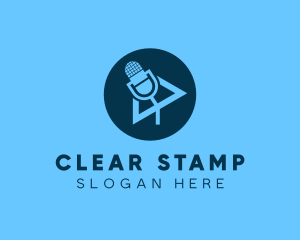 Podcast Streaming Application logo design