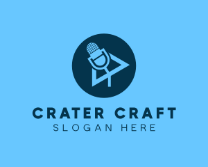 Podcast Streaming Application logo design