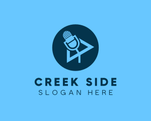 Podcast Streaming Application logo design