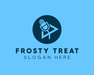 Podcast Streaming Application logo design