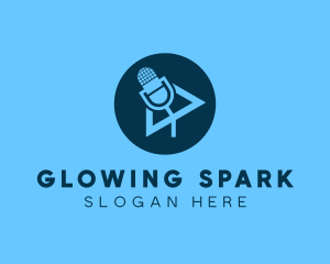 Podcast Streaming Application logo design