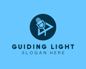 Podcast Streaming Application logo design