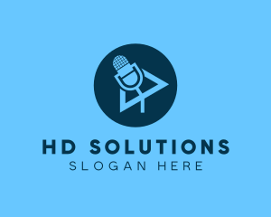 Podcast Streaming Application logo design