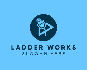 Podcast Streaming Application logo design