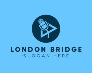 Podcast Streaming Application logo design