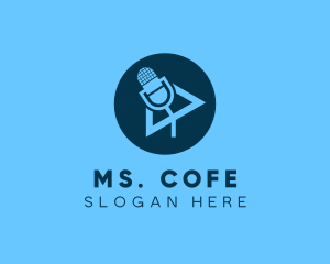 Podcast Streaming Application logo design