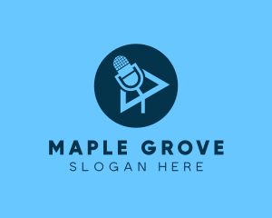 Podcast Streaming Application logo design