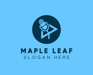 Podcast Streaming Application logo design