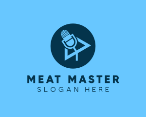 Podcast Streaming Application logo design