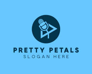 Podcast Streaming Application logo design