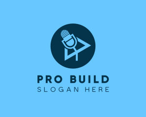 Podcast Streaming Application logo design