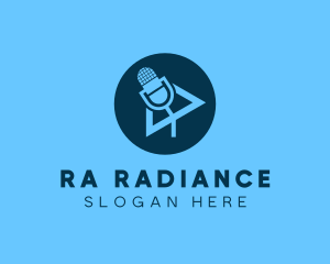 Podcast Streaming Application logo design