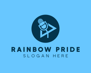 Podcast Streaming Application logo design