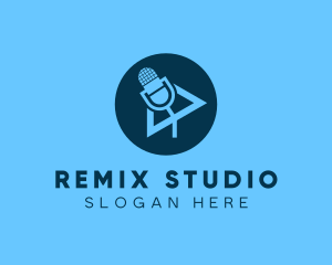 Podcast Streaming Application logo design