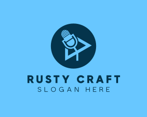 Podcast Streaming Application logo design