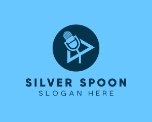 Podcast Streaming Application logo design