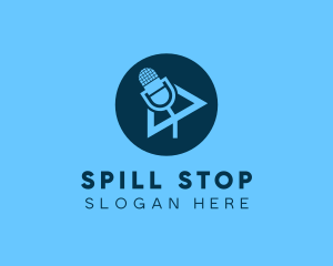 Podcast Streaming Application logo design