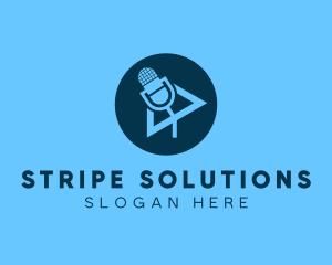 Podcast Streaming Application logo design