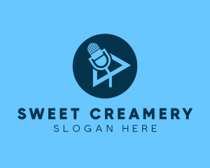 Podcast Streaming Application logo design