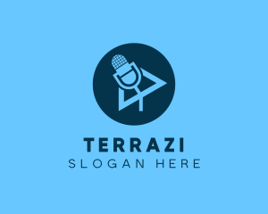 Podcast Streaming Application logo design