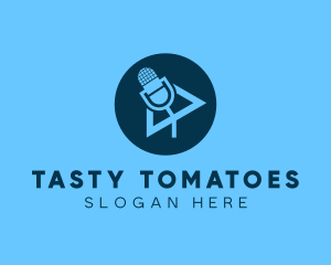 Podcast Streaming Application logo design