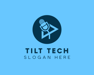 Podcast Streaming Application logo design