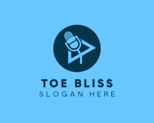 Podcast Streaming Application logo design