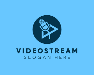 Youtube - Podcast Streaming Application logo design