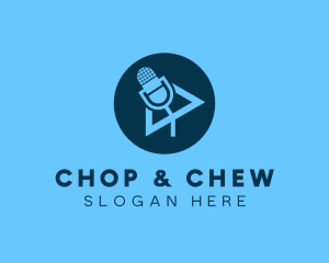 Podcast Streaming Application logo design