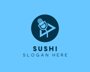 Podcast Streaming Application logo design