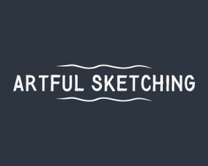 Student Chalk Sketch logo design