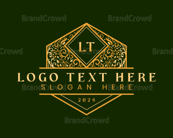 Organic Boutique Leaf Logo