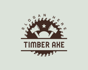 Woodworking Carpentry Tools logo design