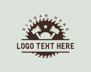 Woodworking Carpentry Tools Logo