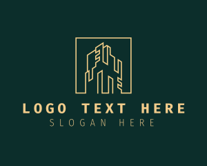 Renovation - Architecture Building Property logo design