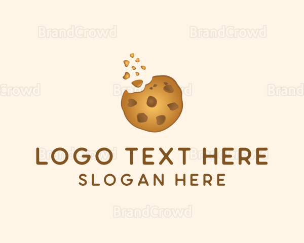 Choc Chip Cookie Biscuit Logo